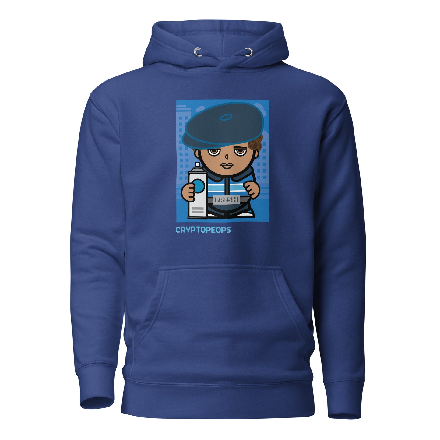 CryptoPeop #0080 Graffiti Artist Hoodie (Unisex)
