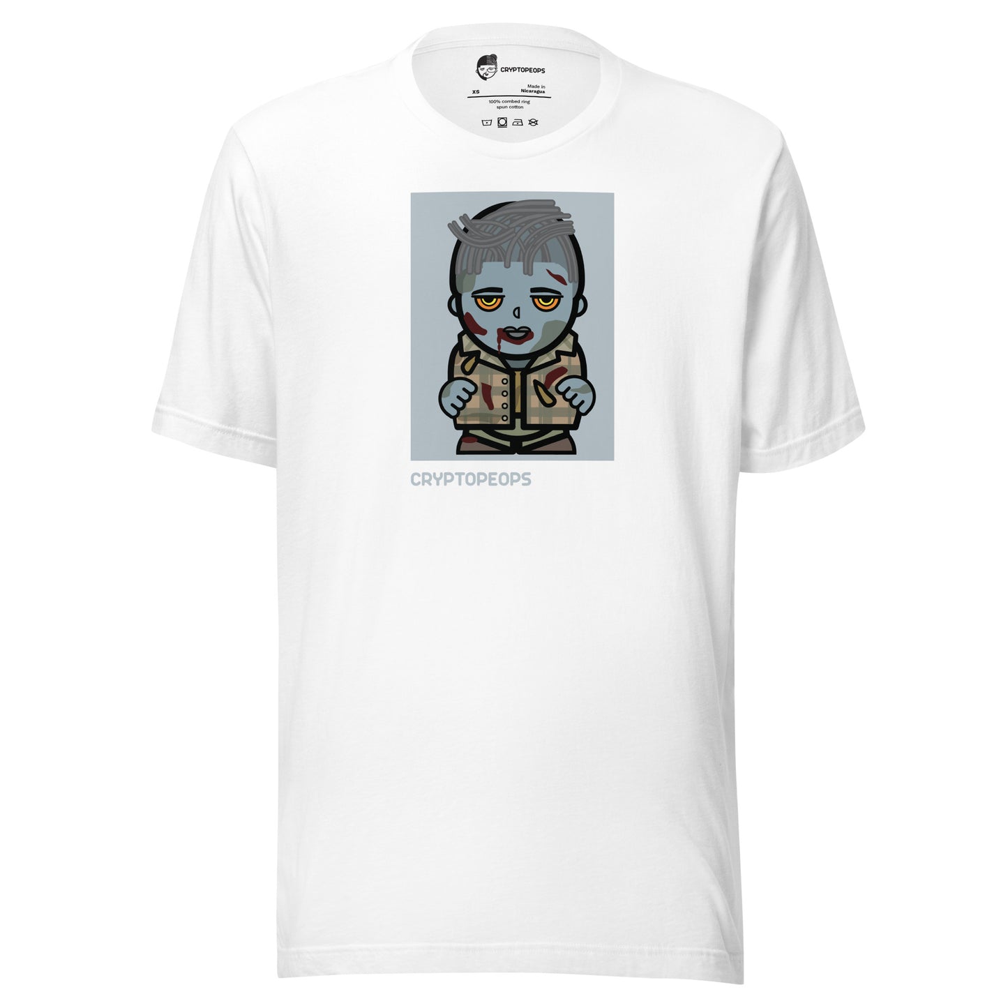 CryptoPeop #0120 Zombie T-shirt (Unisex)