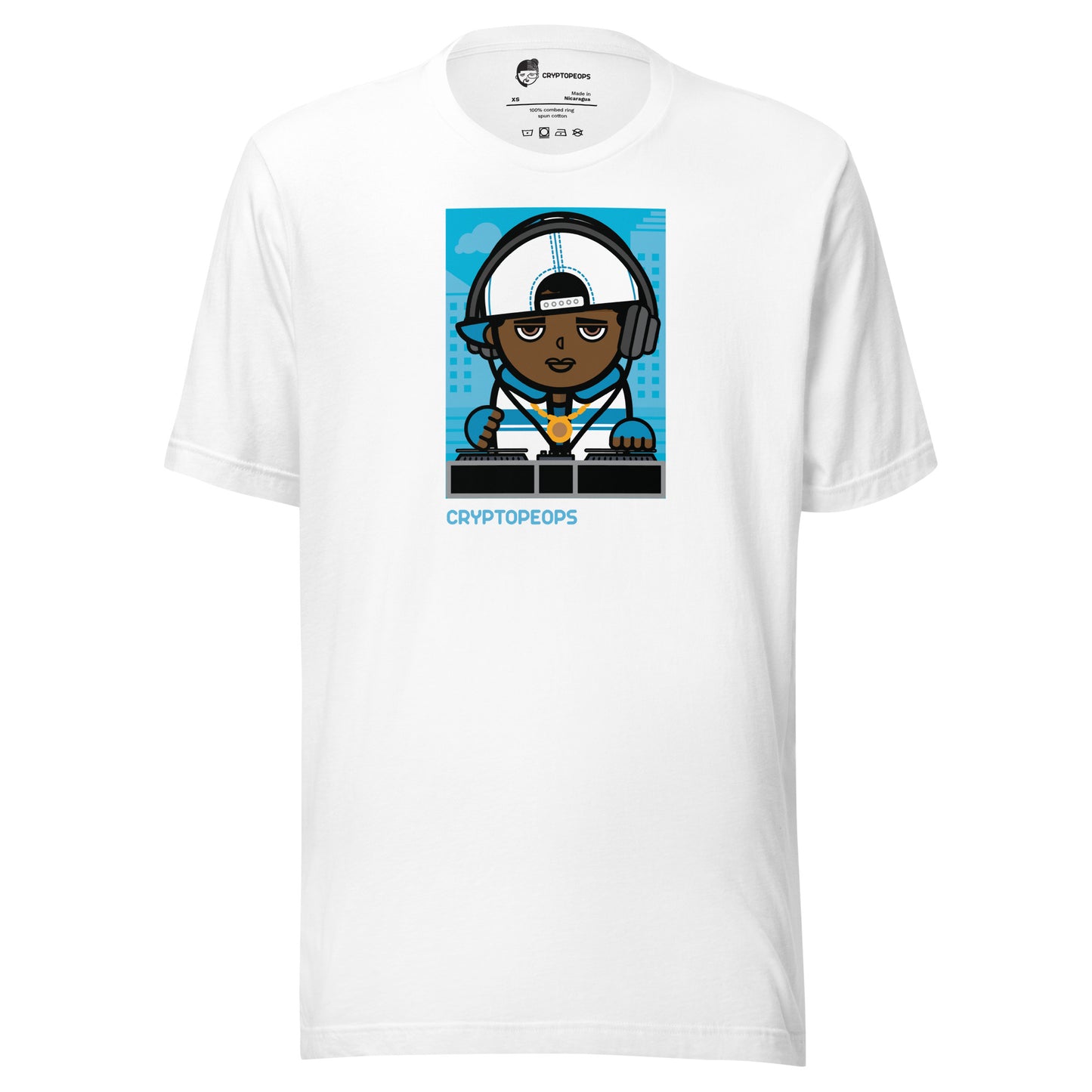 CryptoPeop #0077 Male DJ T-shirt (Unisex)