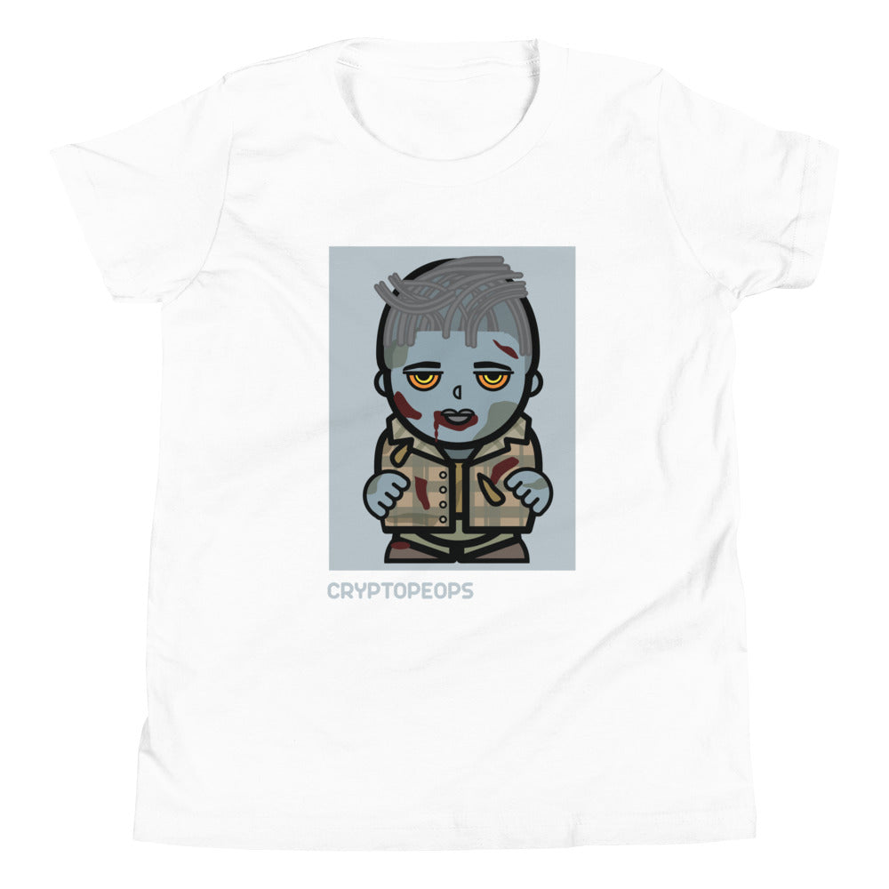 CryptoPeop #0120 Zombie T-shirt (Youth)