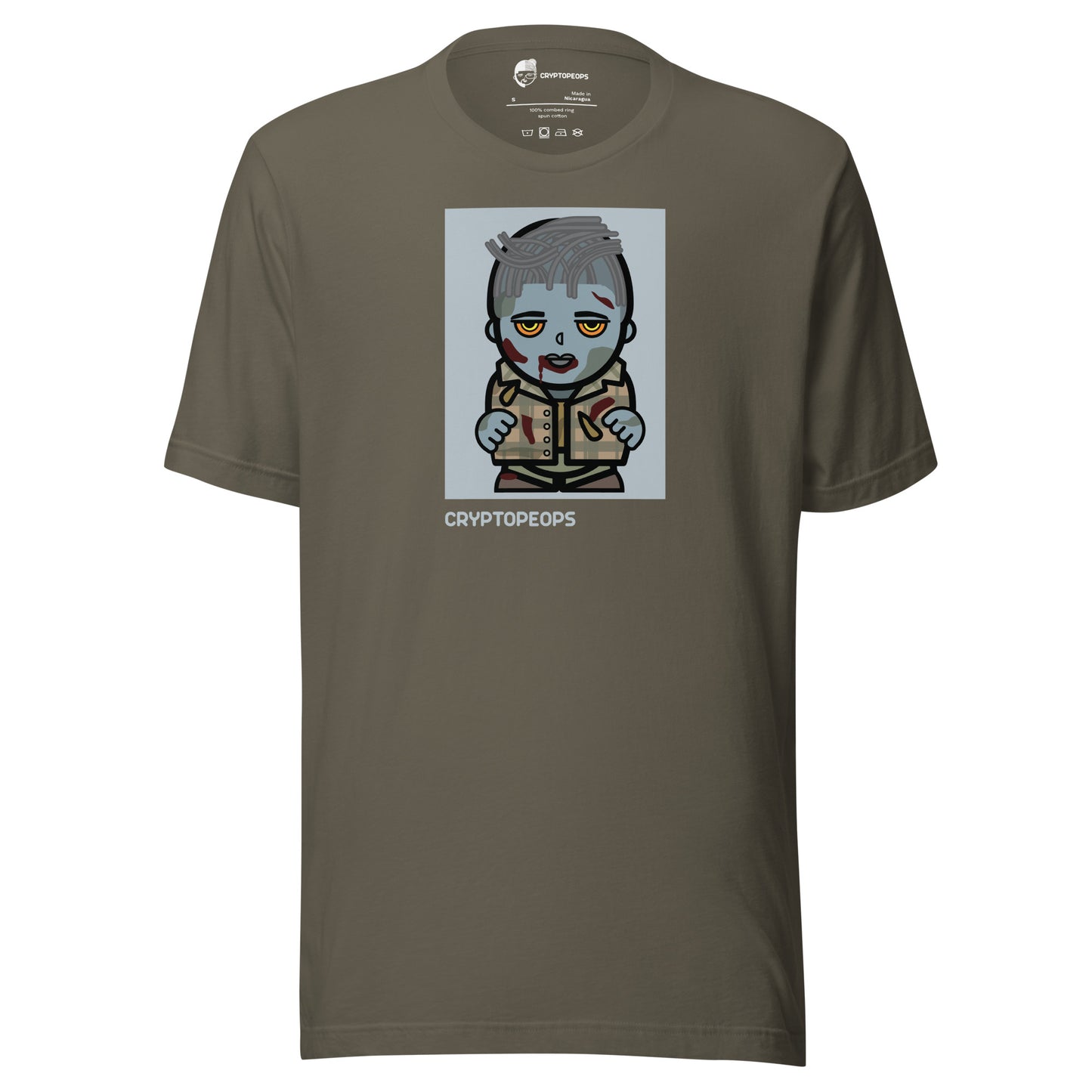 CryptoPeop #0120 Zombie T-shirt (Unisex)