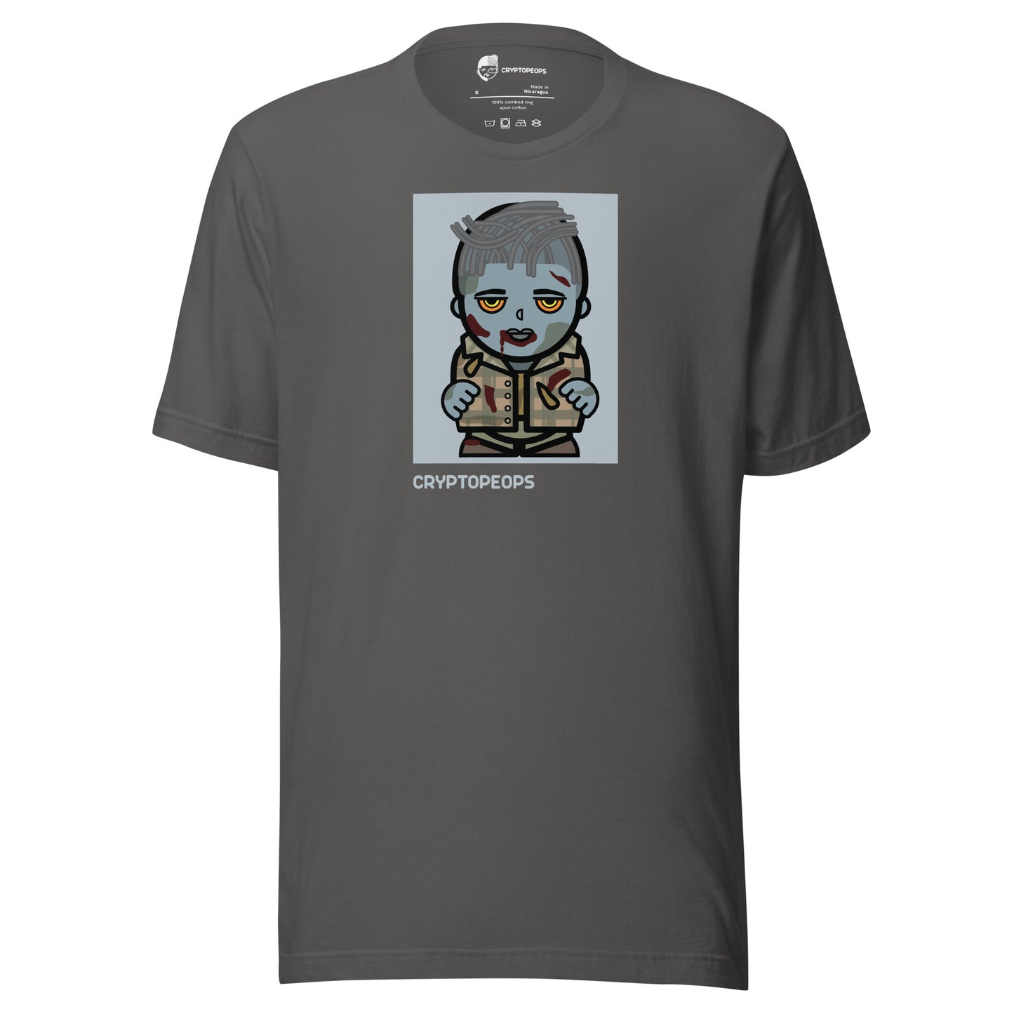CryptoPeop #0120 Zombie T-shirt (Unisex)