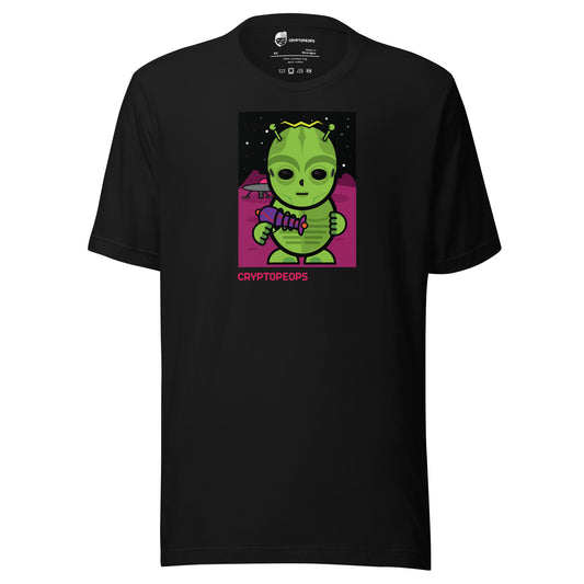 CryptoPeop #0058 Alien T-shirt (Unisex)