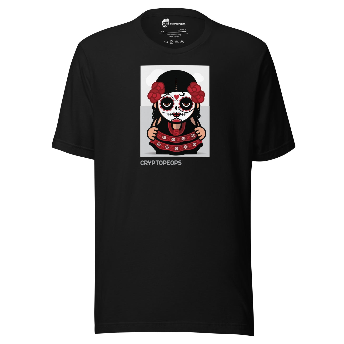 CryptoPeop #0169 Day of the Dead T-shirt (Unisex)
