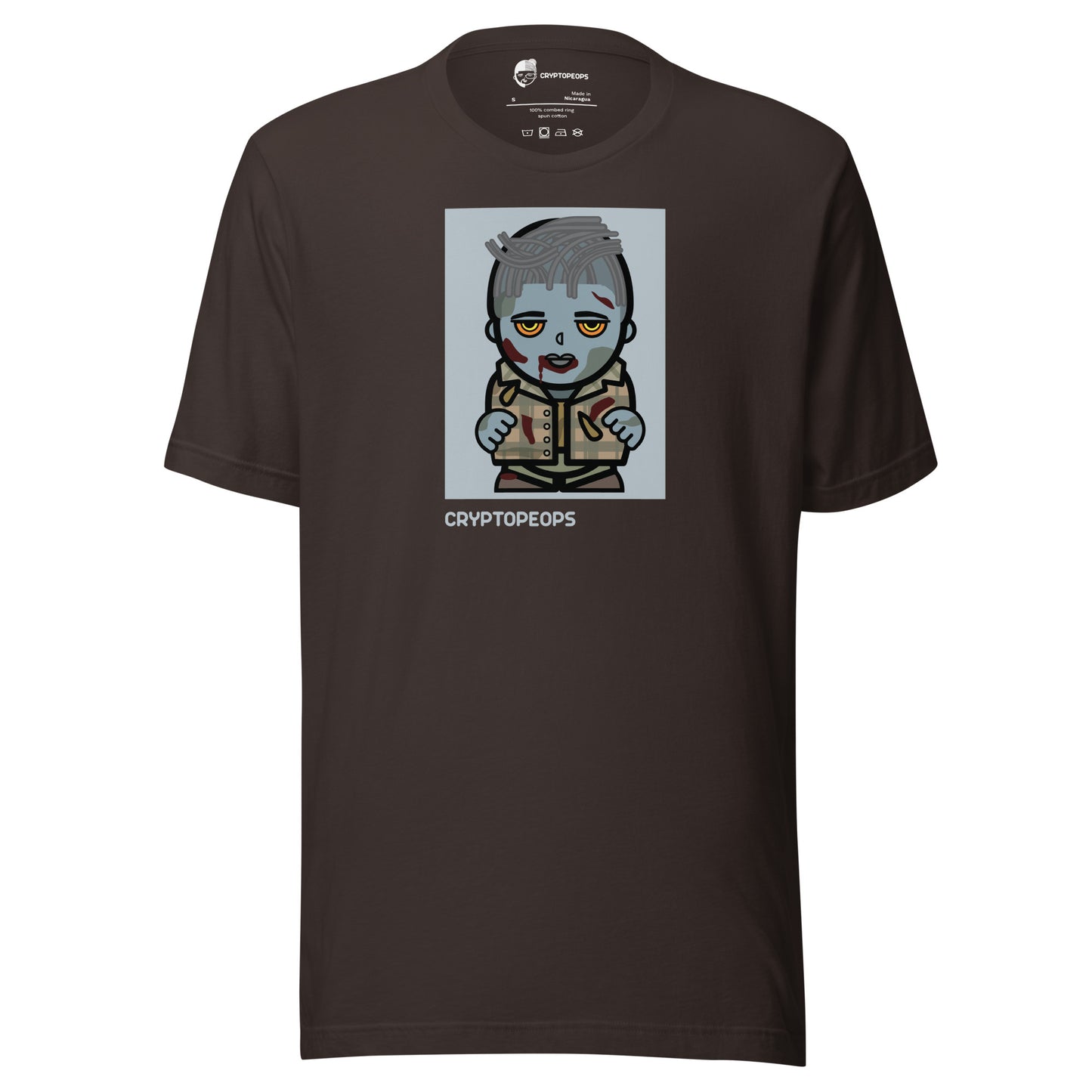 CryptoPeop #0120 Zombie T-shirt (Unisex)