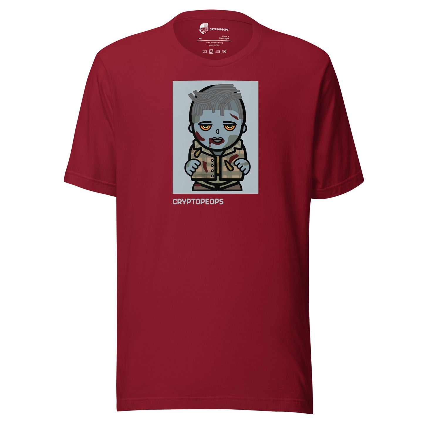 CryptoPeop #0120 Zombie T-shirt (Unisex)
