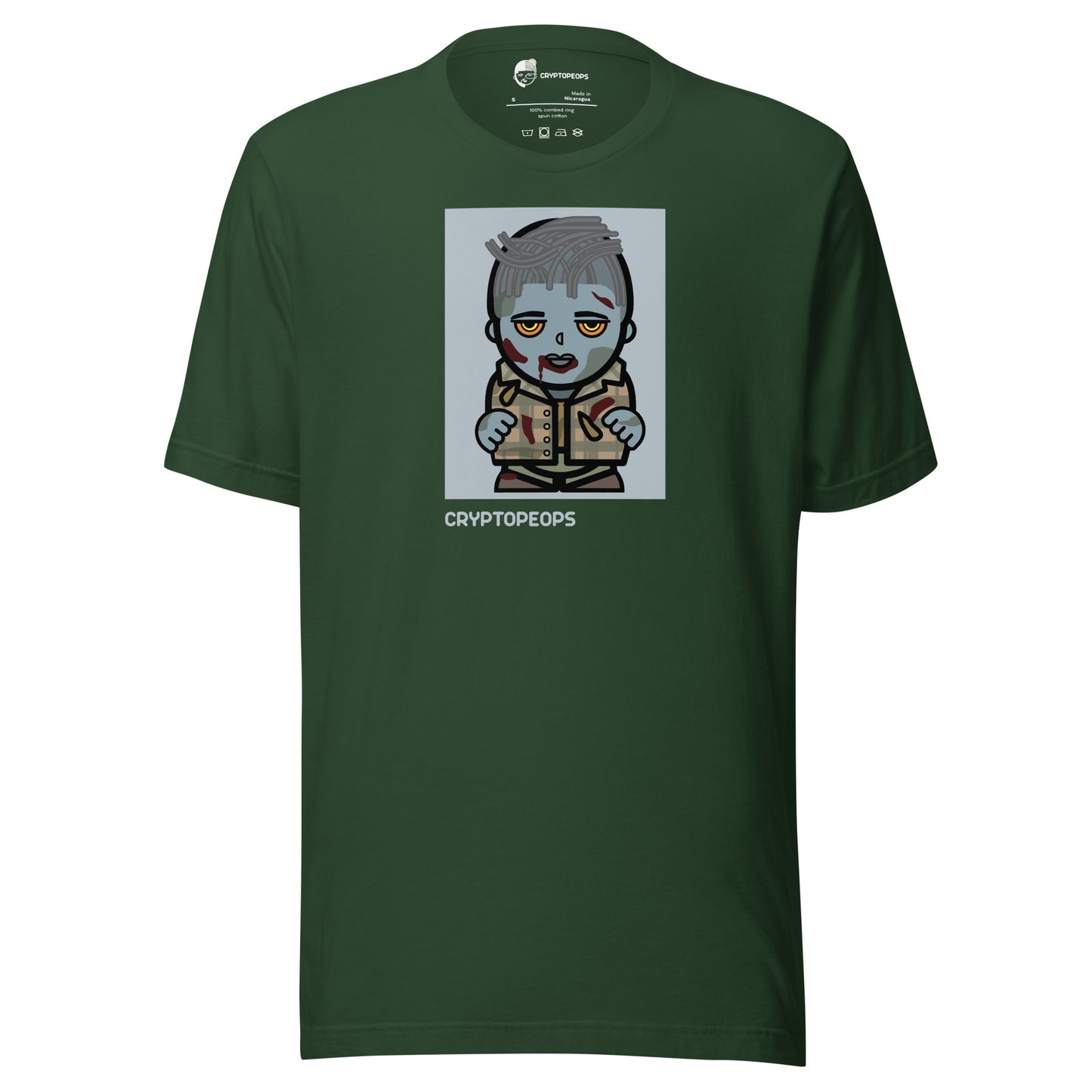 CryptoPeop #0120 Zombie T-shirt (Unisex)