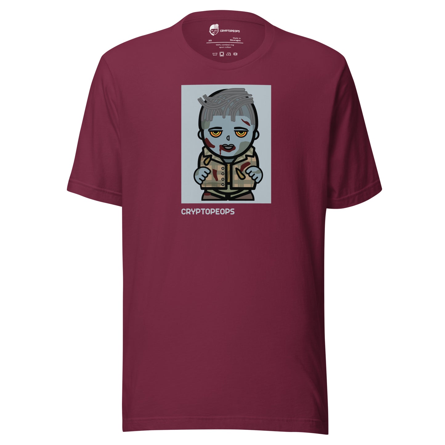 CryptoPeop #0120 Zombie T-shirt (Unisex)