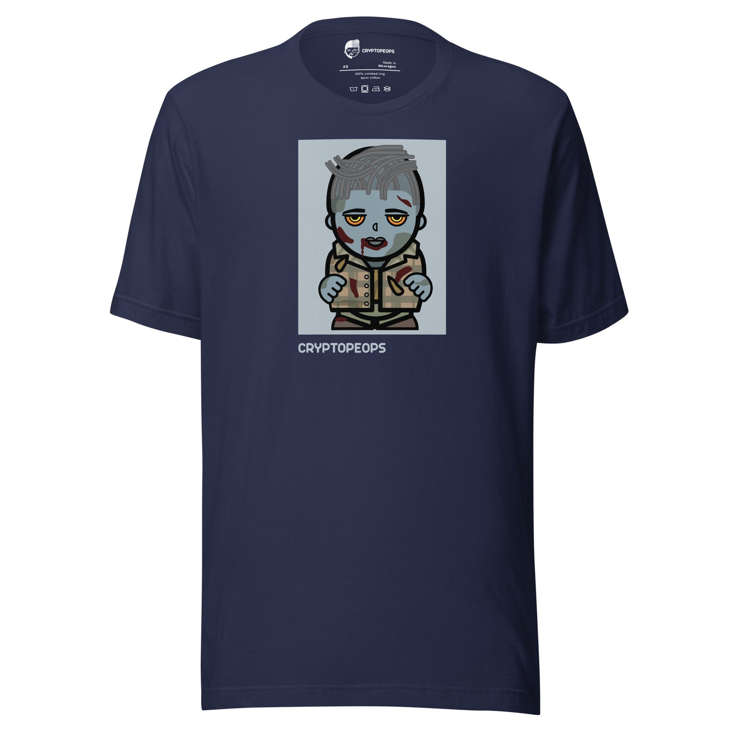 CryptoPeop #0120 Zombie T-shirt (Unisex)