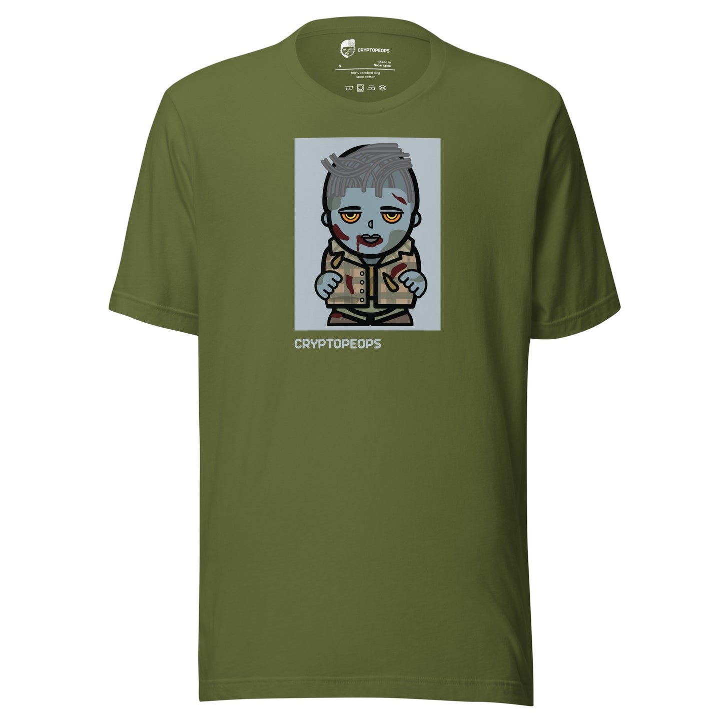 CryptoPeop #0120 Zombie T-shirt (Unisex)
