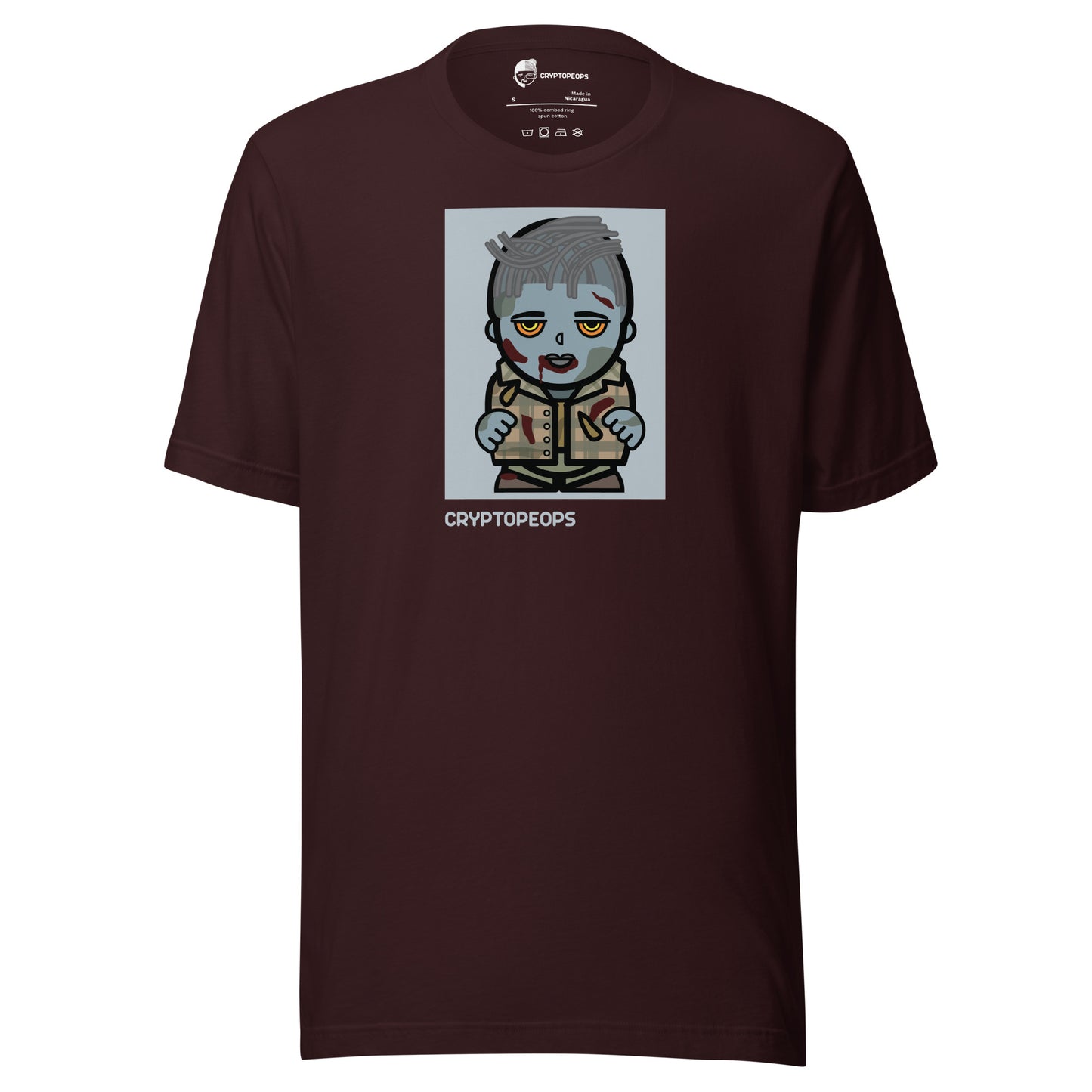 CryptoPeop #0120 Zombie T-shirt (Unisex)