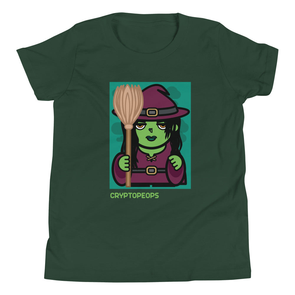 CryptoPeop #0109 Witch T-shirt (Youth)