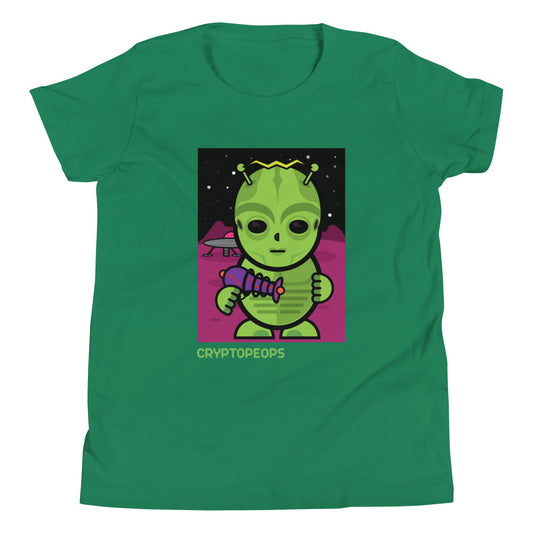 CryptoPeop #0058 Alien T-shirt (Youth)