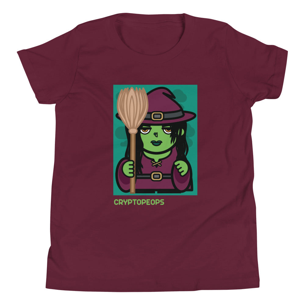 CryptoPeop #0109 Witch T-shirt (Youth)